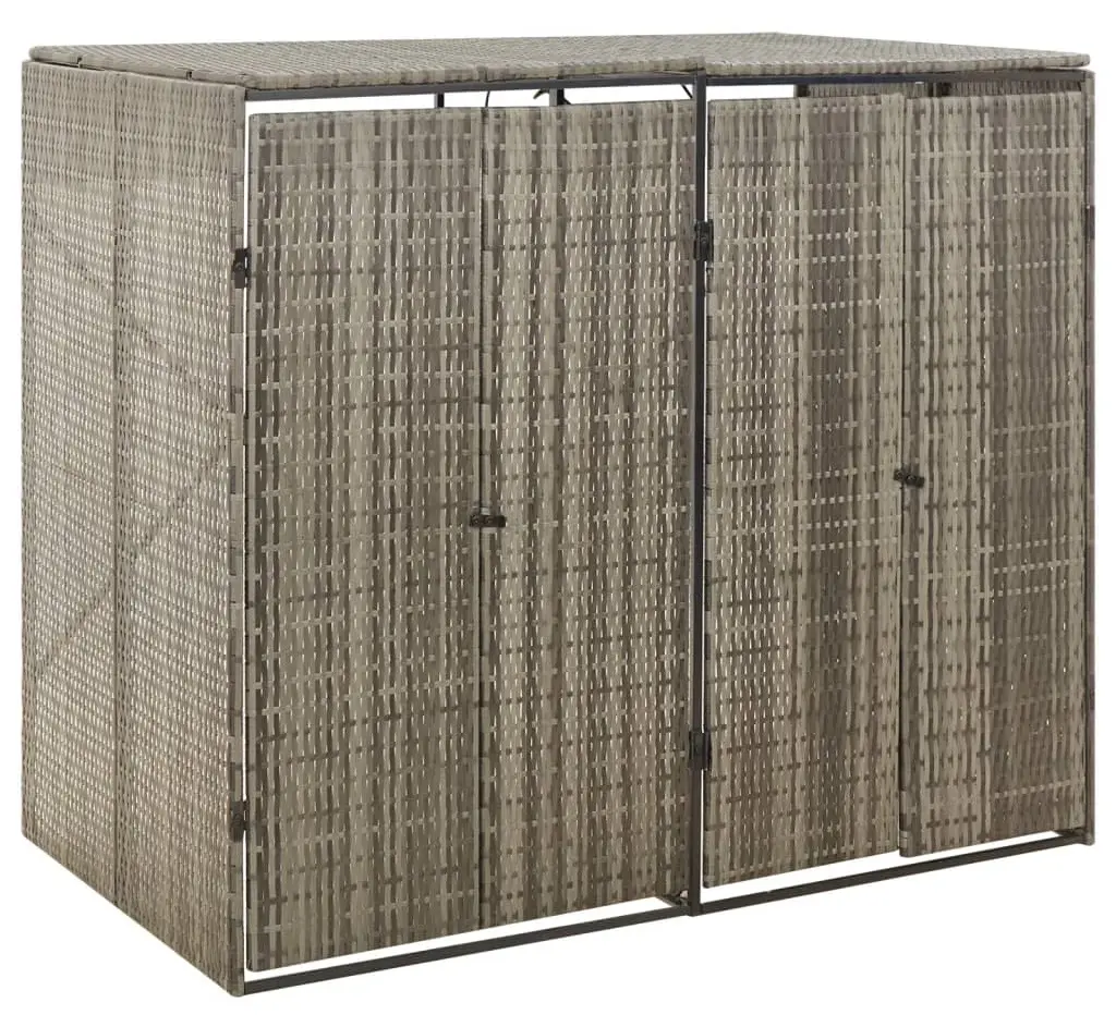 Шкаф для мусорных контейнеров VidaXL 319865 (Grey)