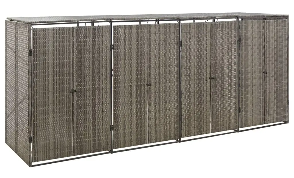 Шкаф для мусорных контейнеров VidaXL 319867 (Grey)