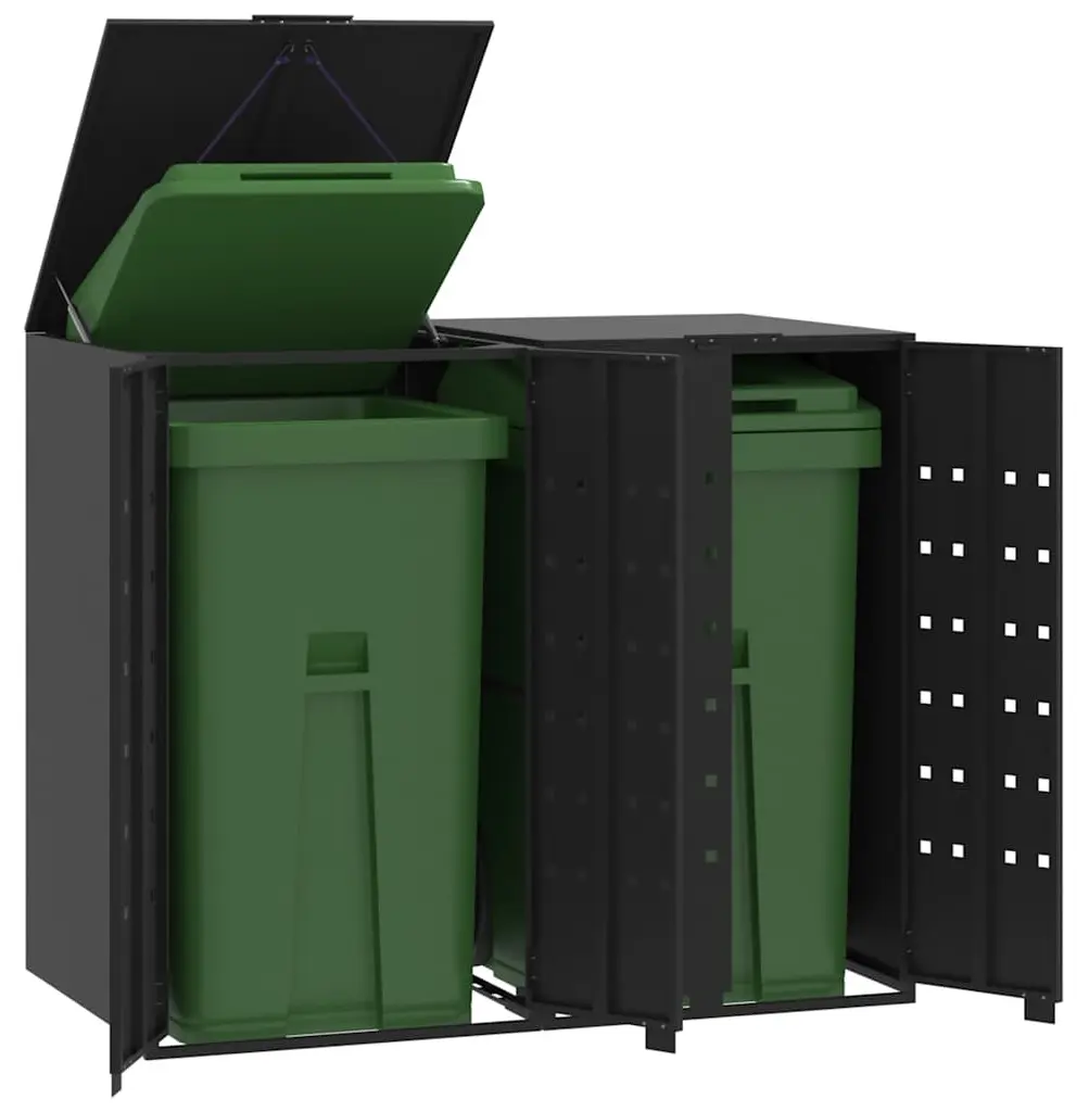 Dulap pentru pubele VidaXL 3279977 (Black) - 10