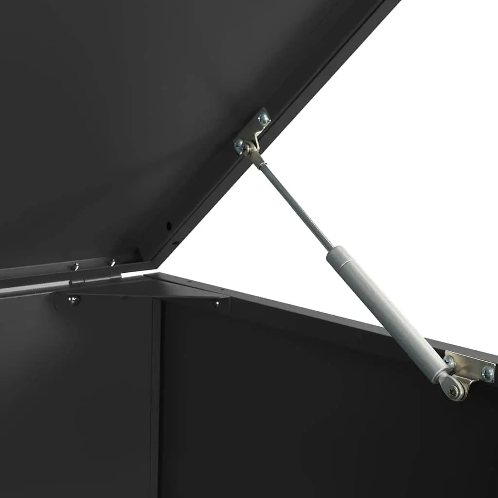 Шкаф для мусорных контейнеров VidaXL 3279978 (Black)