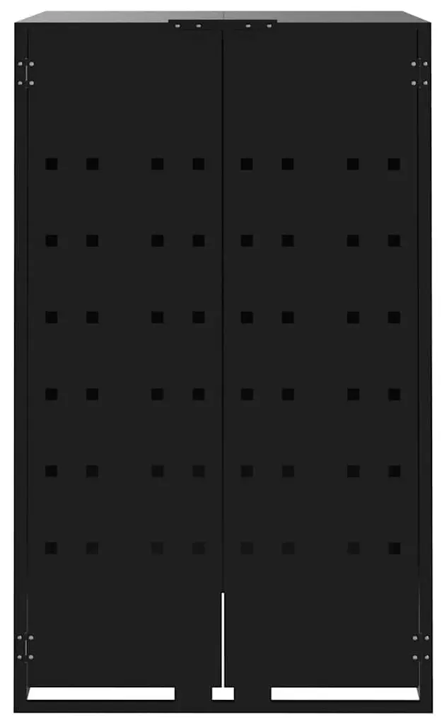 Шкаф для мусорных контейнеров VidaXL 3279979 (Black) - 4