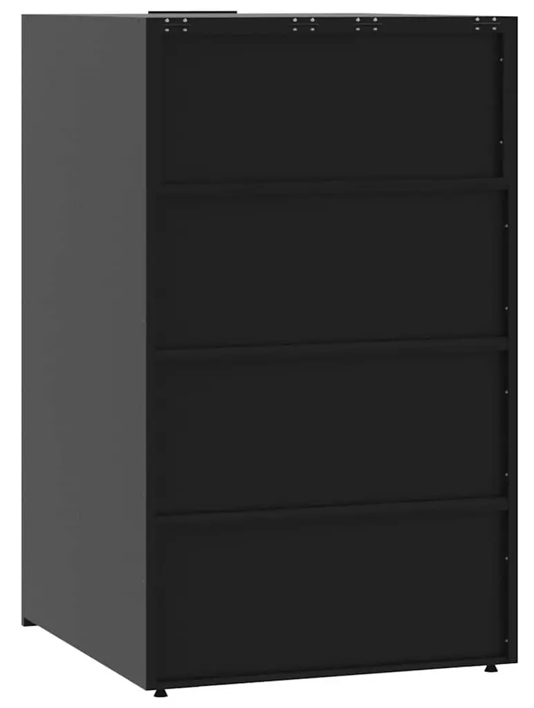 Шкаф для мусорных контейнеров VidaXL 3279979 (Black) - 6