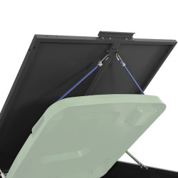 Шкаф для мусорных контейнеров VidaXL 3279979 (Black) Thumb