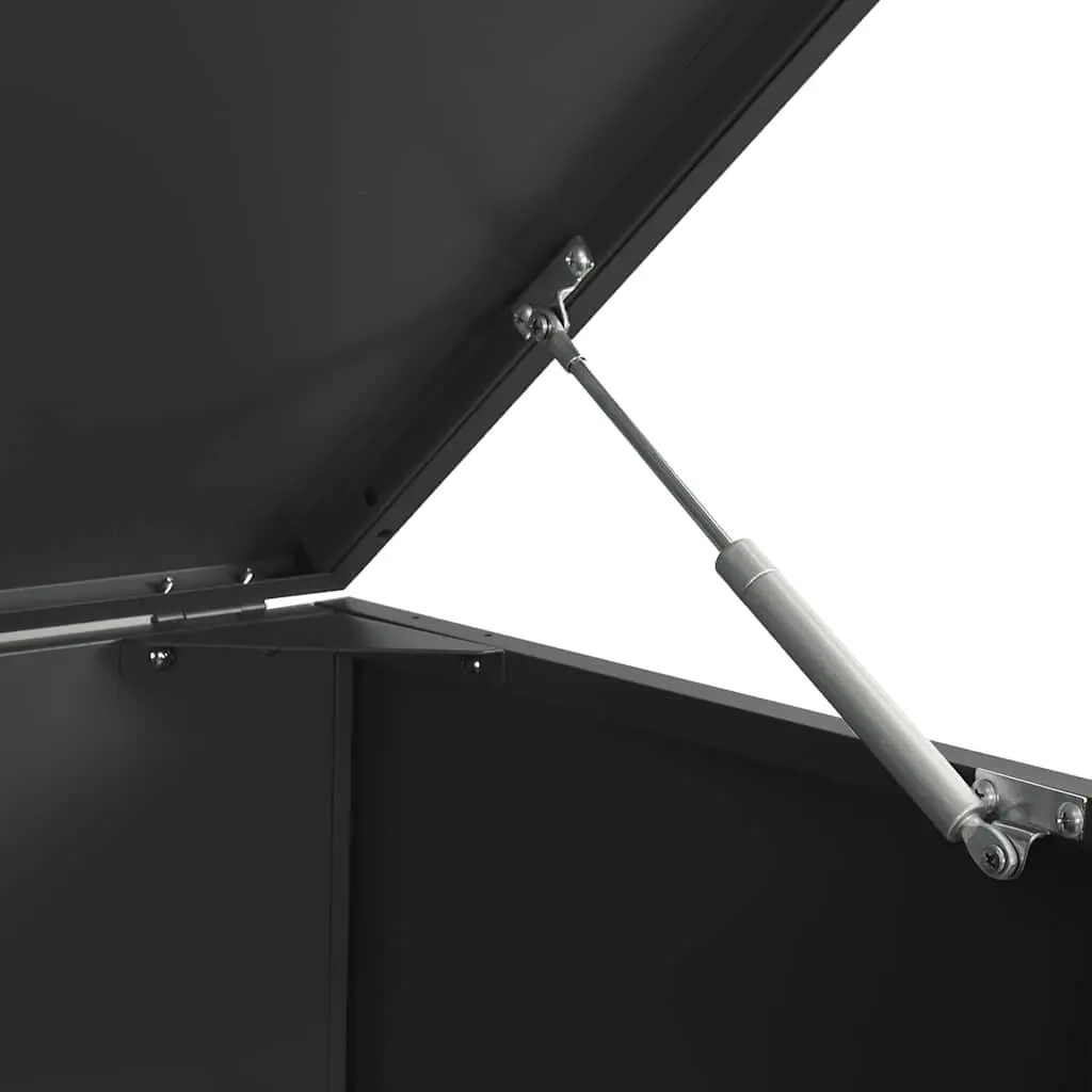 Шкаф для мусорных контейнеров VidaXL 3279979 (Black) - 9