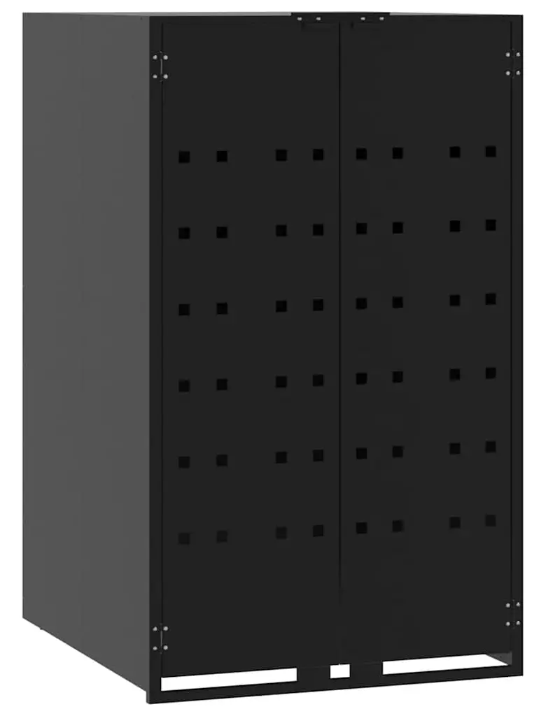 Шкаф для мусорных контейнеров VidaXL 3279980 (Black) - 5