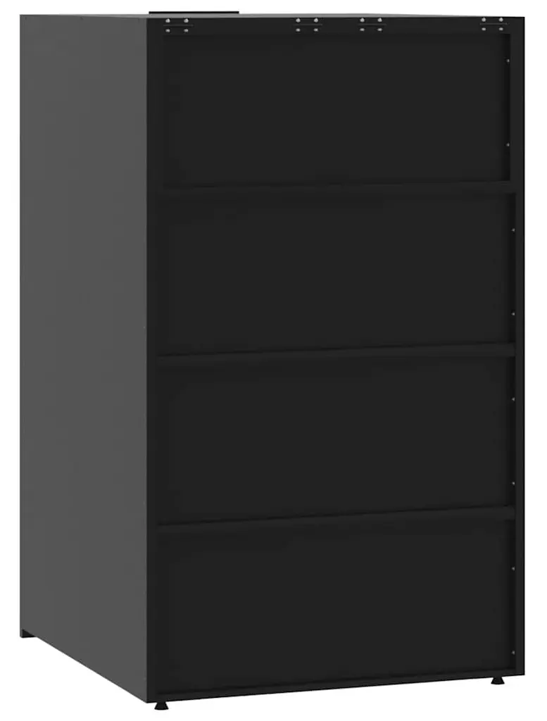 Шкаф для мусорных контейнеров VidaXL 3279980 (Black) - 8