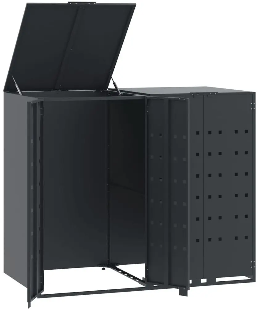 Шкаф для мусорных контейнеров VidaXL 3279982 (Anthracite)