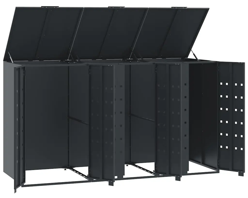 Шкаф для мусорных контейнеров VidaXL 3279983 (Anthracite)