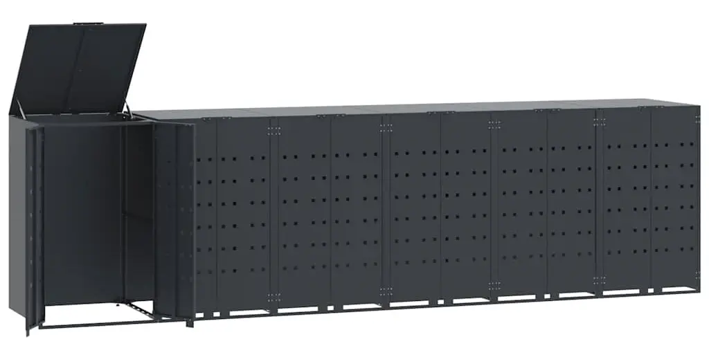 Шкаф для мусорных контейнеров VidaXL 3279986 (Anthracite)