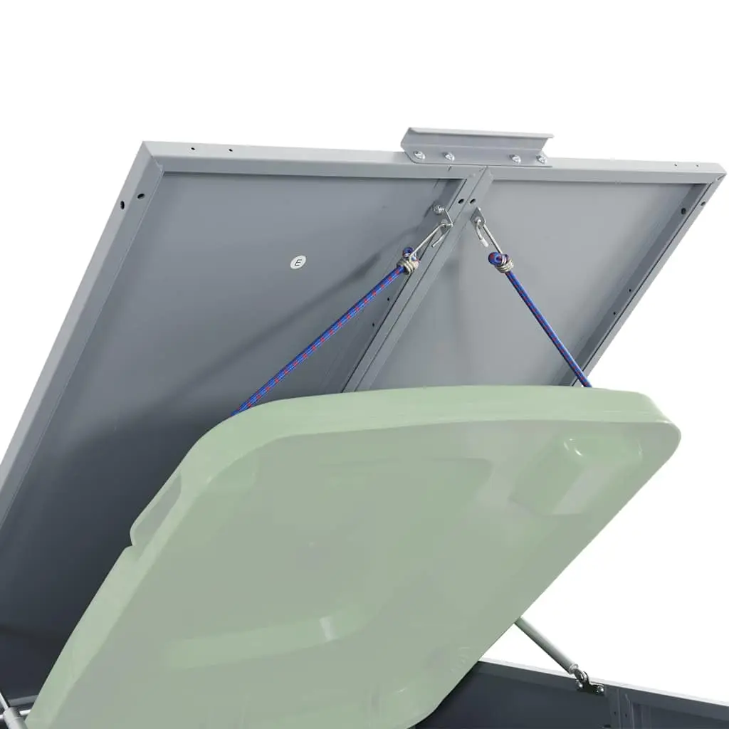 Шкаф для мусорных контейнеров VidaXL 3279987 (Grey)