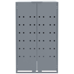 Шкаф для мусорных контейнеров VidaXL 3279988 (Grey) Thumb