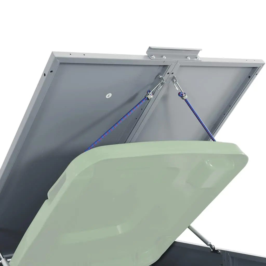 Шкаф для мусорных контейнеров VidaXL 3279989 (Grey)