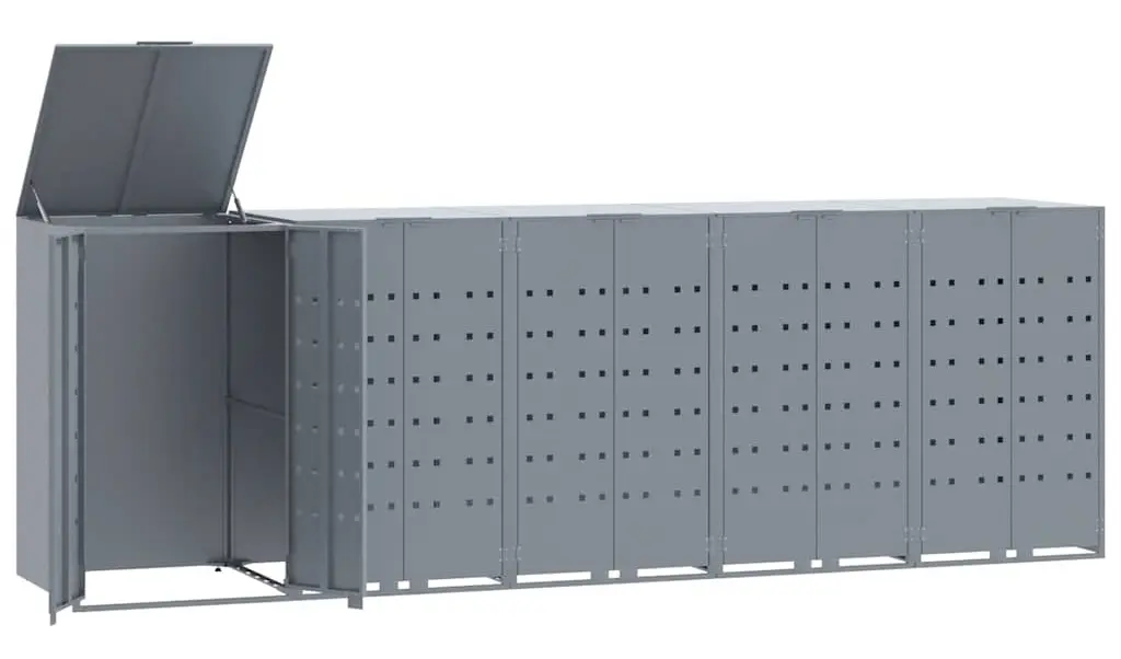 Dulap pentru pubele VidaXL 3279990 (Grey) - 2