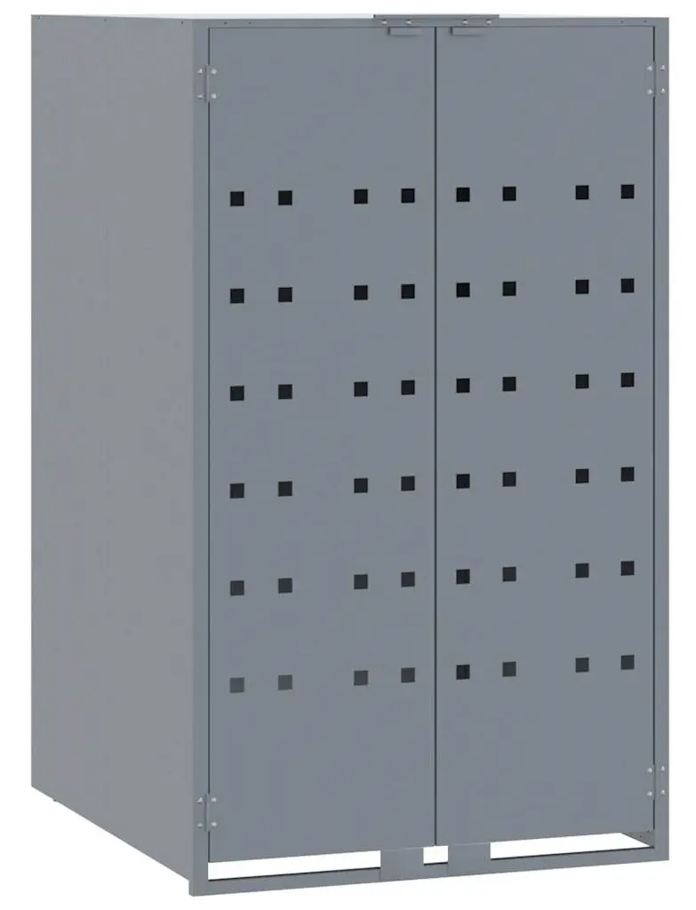 Dulap pentru pubele VidaXL 3279990 (Grey) - 4