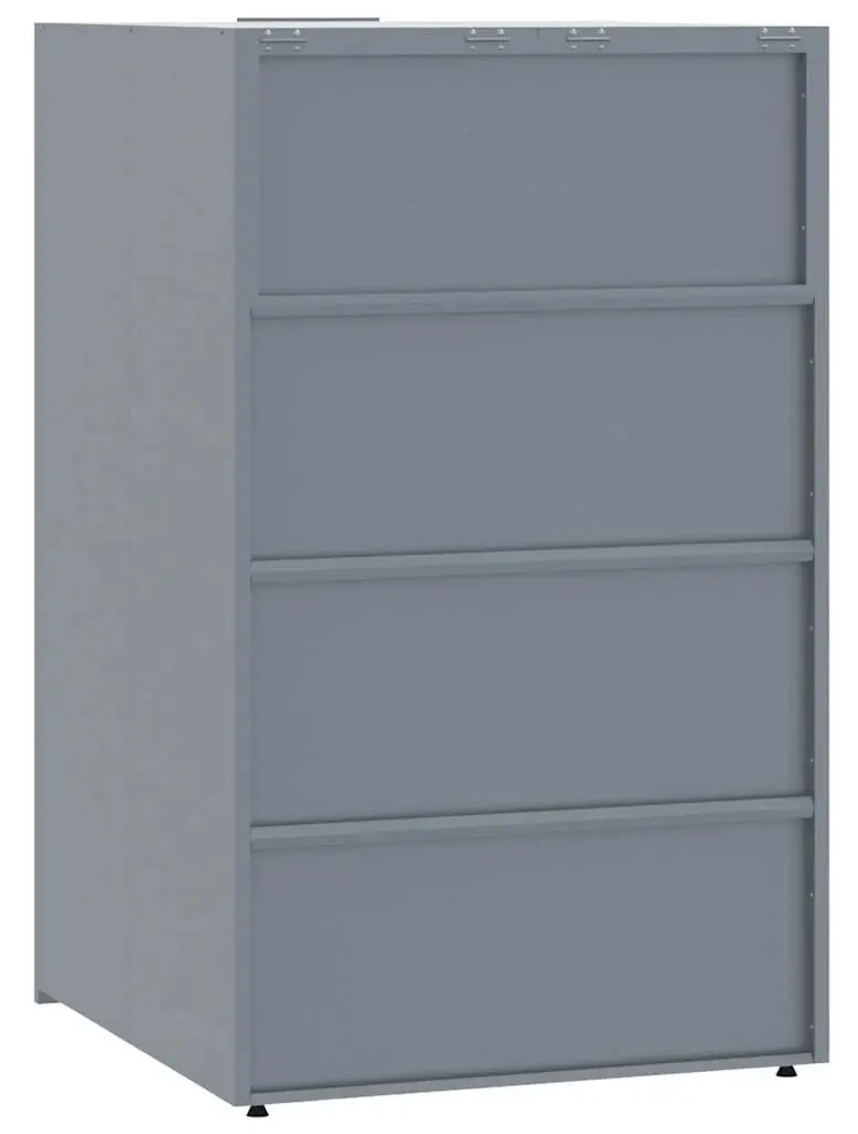 Шкаф для мусорных контейнеров VidaXL 3279991 (Grey)