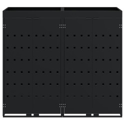 Шкаф для мусорных контейнеров VidaXL 3394738 (Black) Thumb