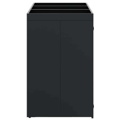 Dulap pentru pubele VidaXL 3394739 (Black) Thumb