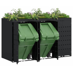 Dulap pentru pubele VidaXL 3394739 (Black) Thumb