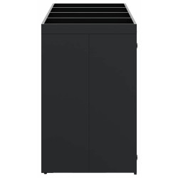 Шкаф для мусорных контейнеров VidaXL 3394740 (Black) Thumb