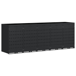 Шкаф для мусорных контейнеров VidaXL 3394741 (Black) Thumb