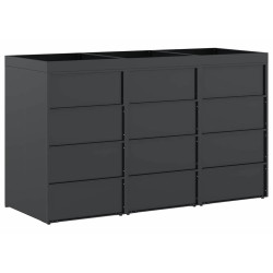 Шкаф для мусорных контейнеров VidaXL 3394744 (Anthracite) Thumb