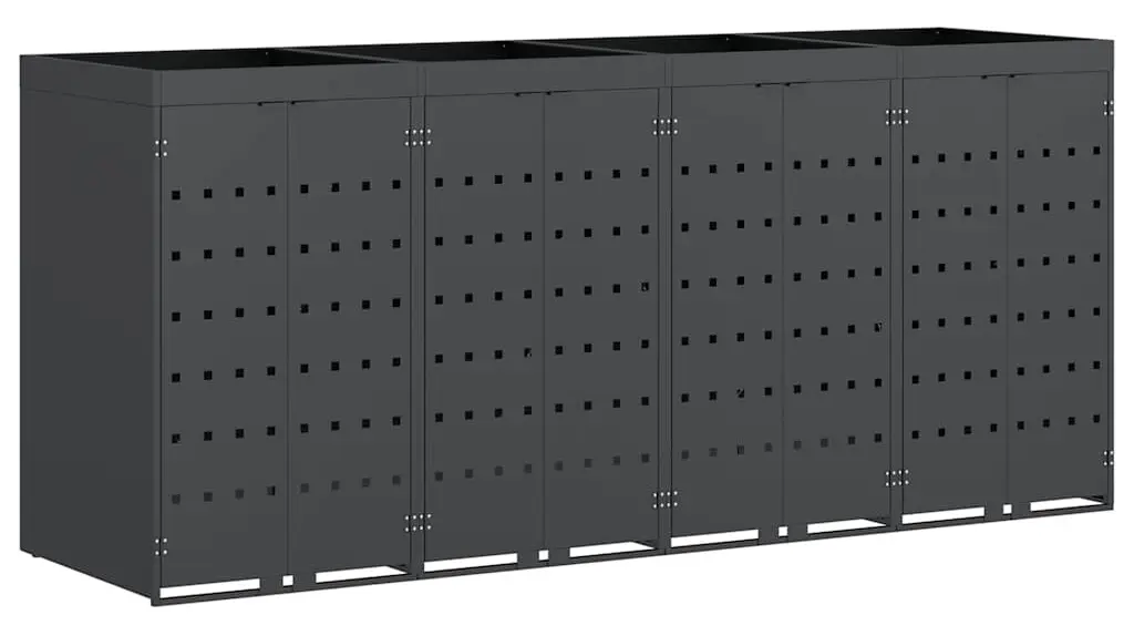 Шкаф для мусорных контейнеров VidaXL 3394745 (Anthracite) - 2