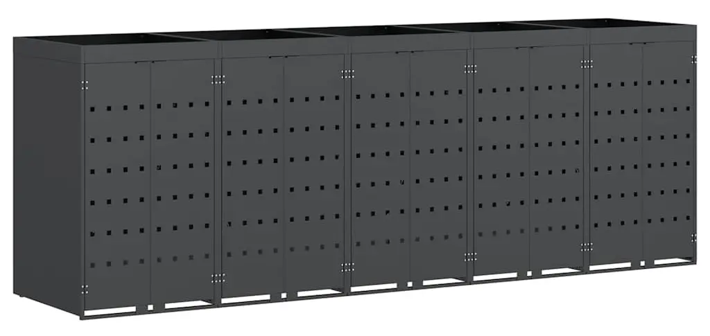 Dulap pentru pubele VidaXL 3394746 (Anthracite) - 2