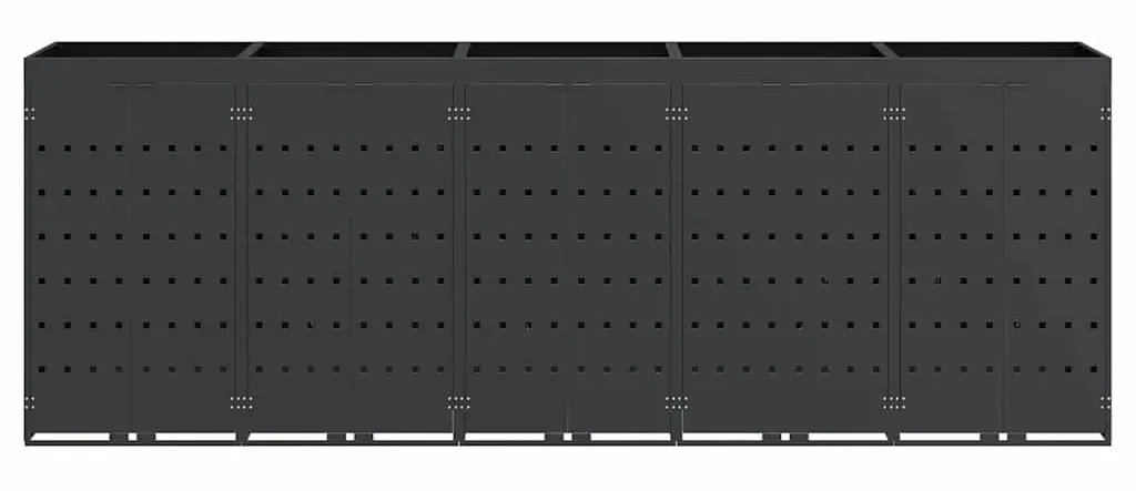 Dulap pentru pubele VidaXL 3394746 (Anthracite) - 4