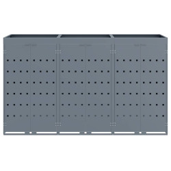 Dulap pentru pubele VidaXL 3394749 (Light Grey) Thumb