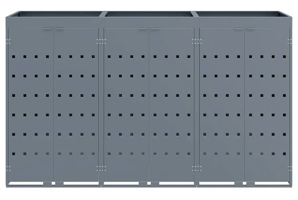 Dulap pentru pubele VidaXL 3394749 (Light Grey) - 4