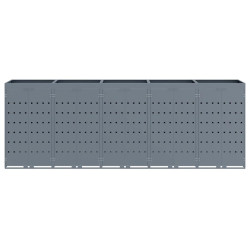 Dulap pentru pubele VidaXL 3394751 (Light Grey) Thumb