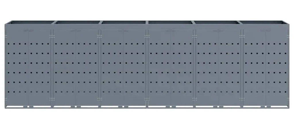 Шкаф для мусорных контейнеров VidaXL 3394752 (Light Grey)