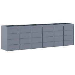 Шкаф для мусорных контейнеров VidaXL 3394752 (Light Grey) Thumb