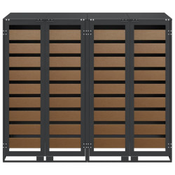 Dulap pentru pubele VidaXL 3394768 (Anthracite/Natural) Thumb