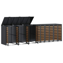 Dulap pentru pubele VidaXL 3394772 (Anthracite) Thumb