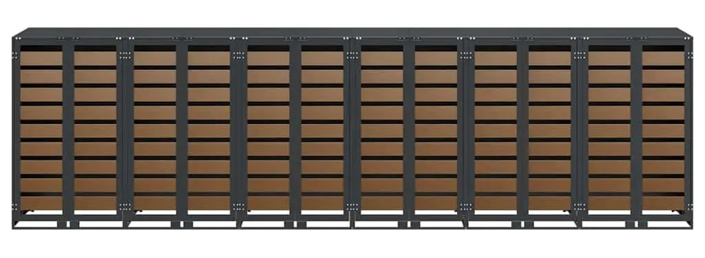 Dulap pentru pubele VidaXL 3394772 (Anthracite) - 5