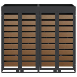 Dulap pentru pubele VidaXL 3394773 (Anthracite/Natural) Thumb