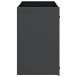 Шкаф для мусорных контейнеров VidaXL 3394774 (Anthracite/Natural) Thumb