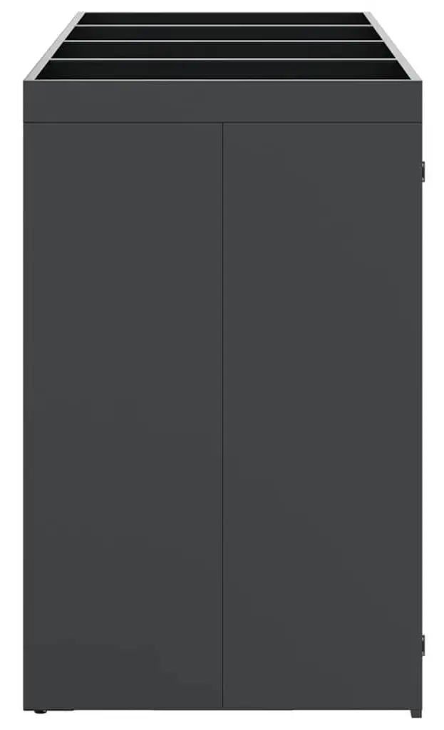 Dulap pentru pubele VidaXL 3394775 (Anthracite/Natural) - 6