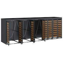 Шкаф для мусорных контейнеров VidaXL 3394776 (Anthracite) Thumb