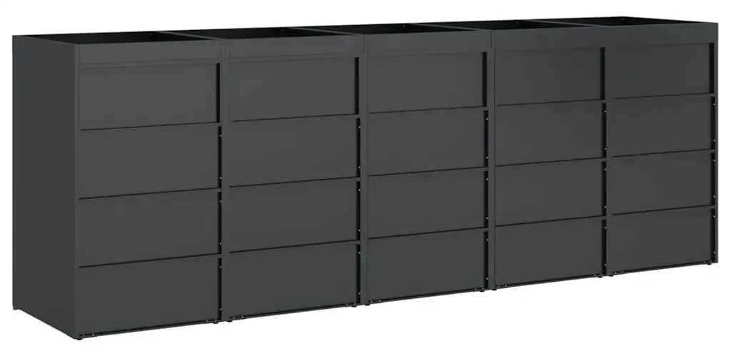Шкаф для мусорных контейнеров VidaXL 3394776 (Anthracite)