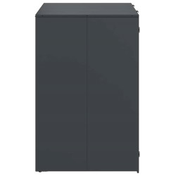 Шкаф для мусорных контейнеров VidaXL 3394778 (Anthracite/Silver) Thumb