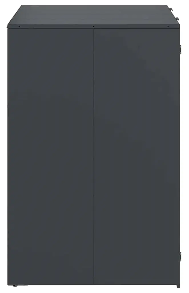 Шкаф для мусорных контейнеров VidaXL 3394778 (Anthracite/Silver)