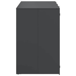 Dulap pentru pubele VidaXL 3394779 (Anthracite/Silver) Thumb