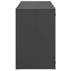 Шкаф для мусорных контейнеров VidaXL 3394780 (Anthracite/Silver) Thumb