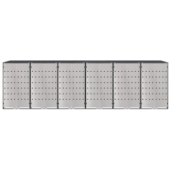 Dulap pentru pubele VidaXL 3394782 (Anthracite/Silver) Thumb