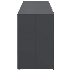 Dulap pentru pubele VidaXL 3394782 (Anthracite/Silver) Thumb