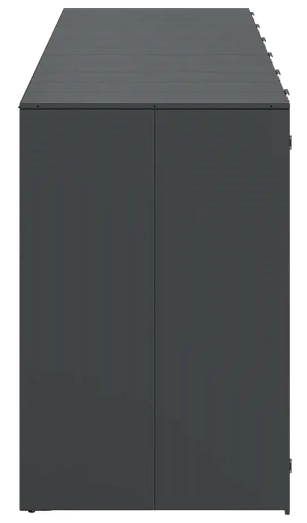 Dulap pentru pubele VidaXL 3394782 (Anthracite/Silver)