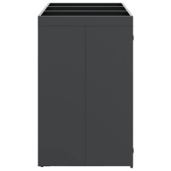 Шкаф для мусорных контейнеров VidaXL 3394784 (Anthracite/Silver) Thumb
