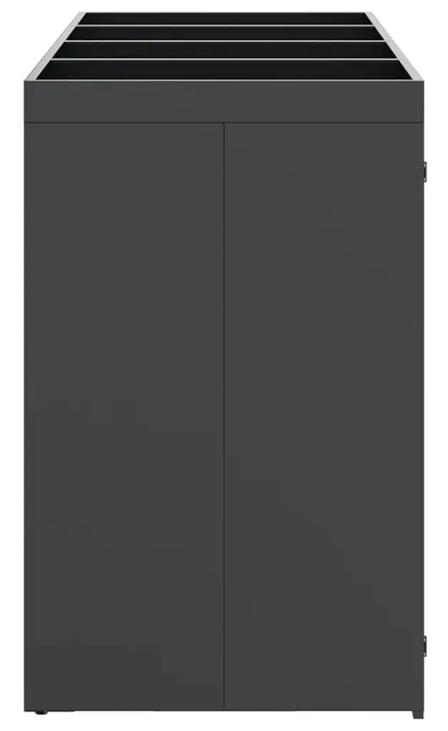 Шкаф для мусорных контейнеров VidaXL 3394785 (Anthracite/Silver)
